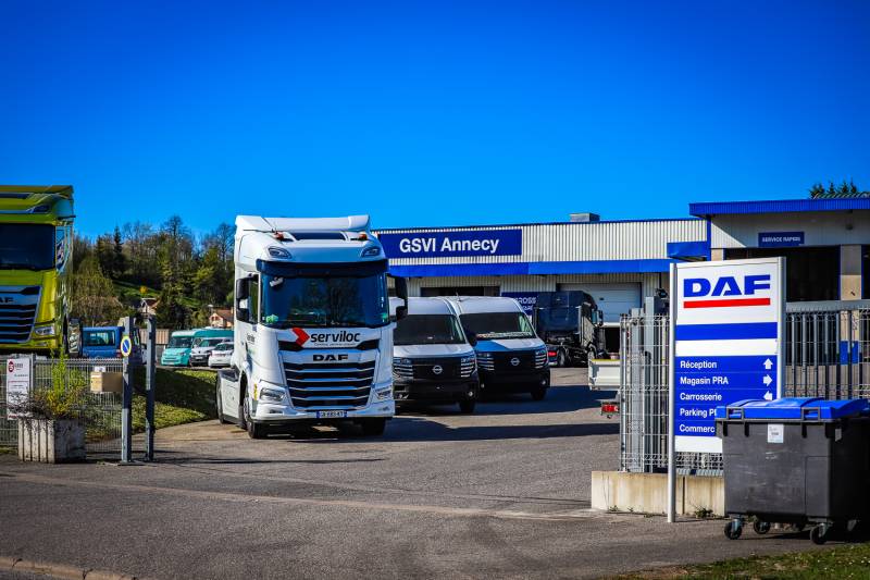Garage poids-lourds GSVI à Annecy : vente, entretien, dépannage et pièces détachées