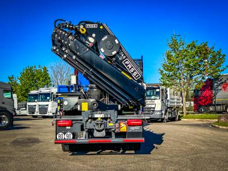 DAF XDC 450 8X4 Construction - Plateau-Grue FASSI Grue