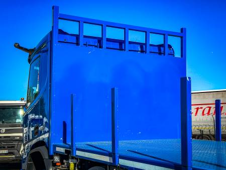 DAF XDC 450 8X4 Construction - Plateau-Grue FASSI arrière cabine